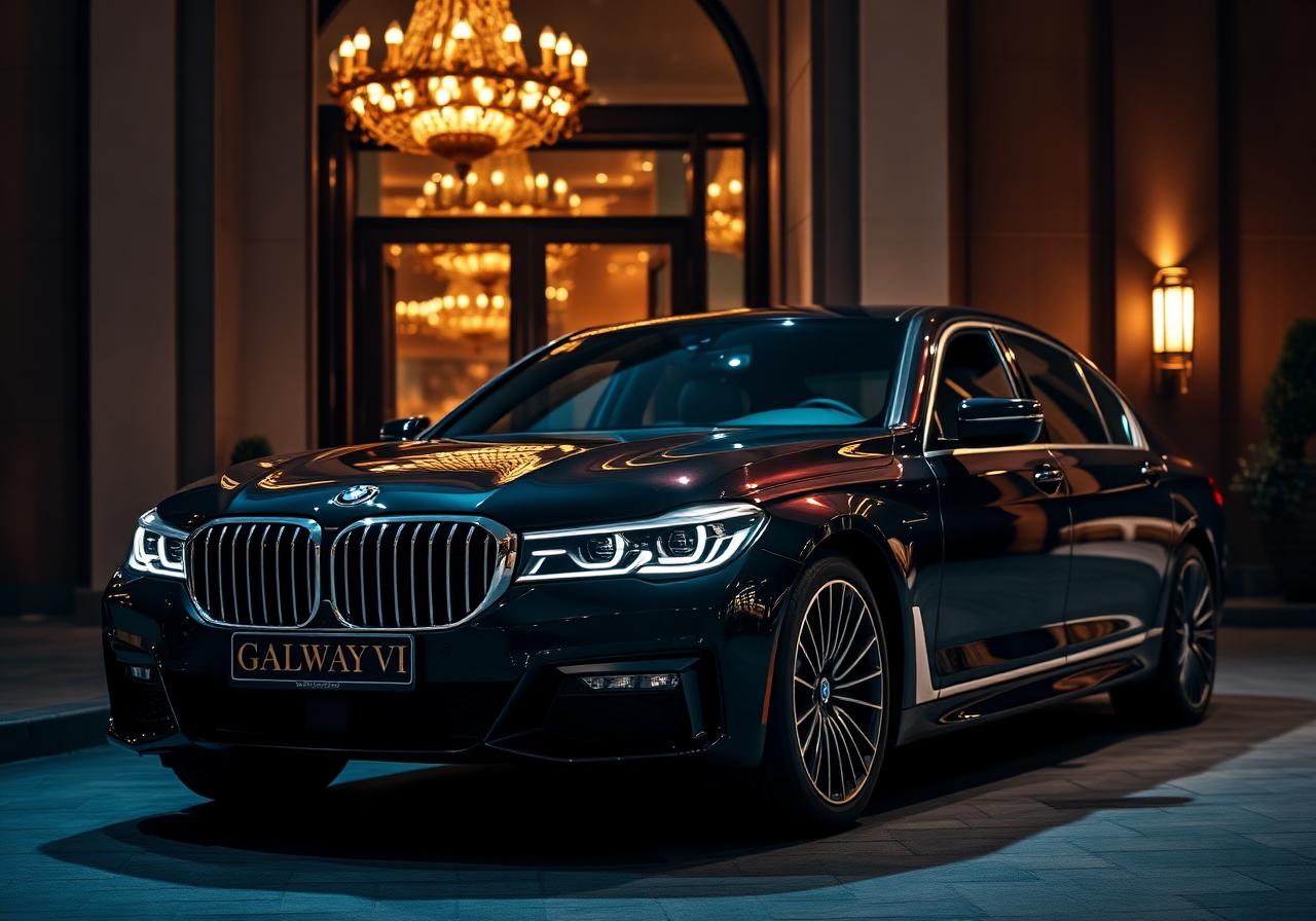 BMW 7 Long VIP — Limuzyna Reprezentacyjna · Burgundy Black